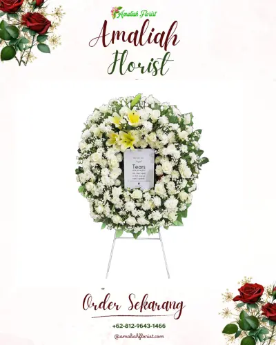 Krans Bunga Duka Cita di Botosari